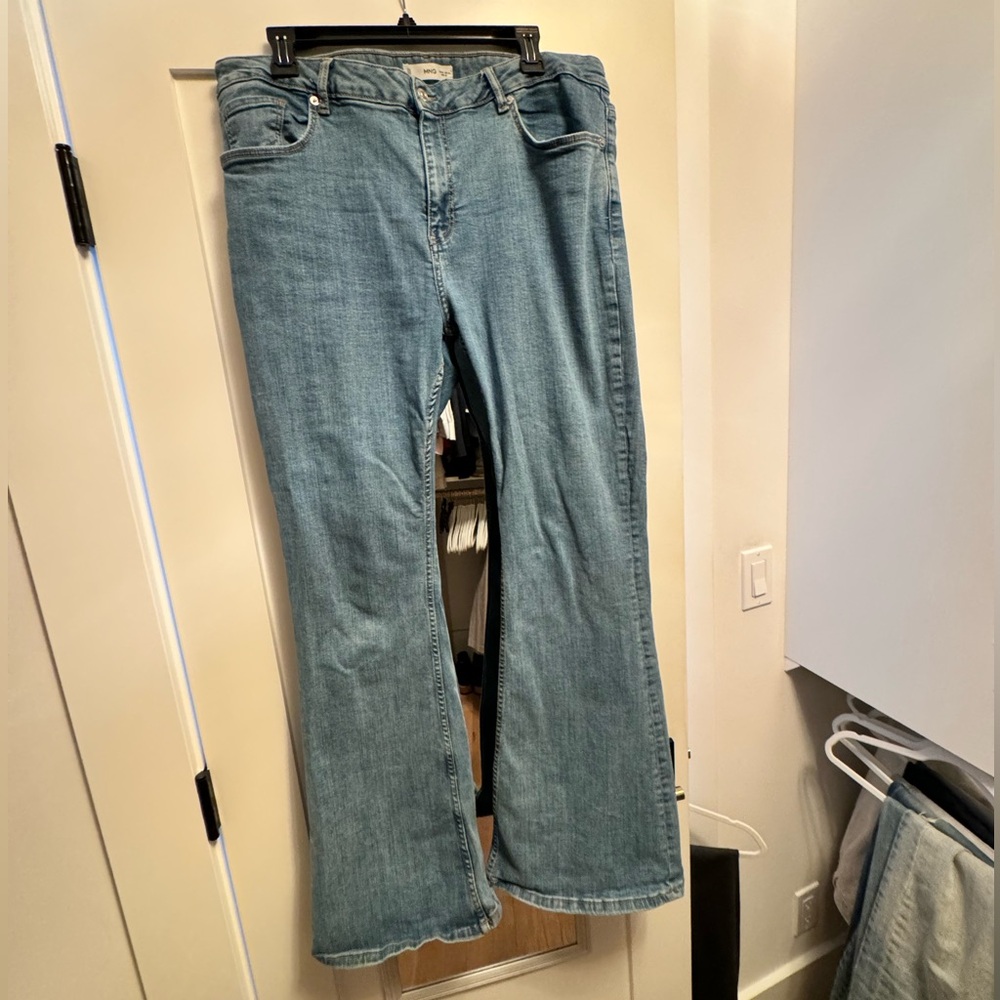 Mango Mid Rise Flare Jeans